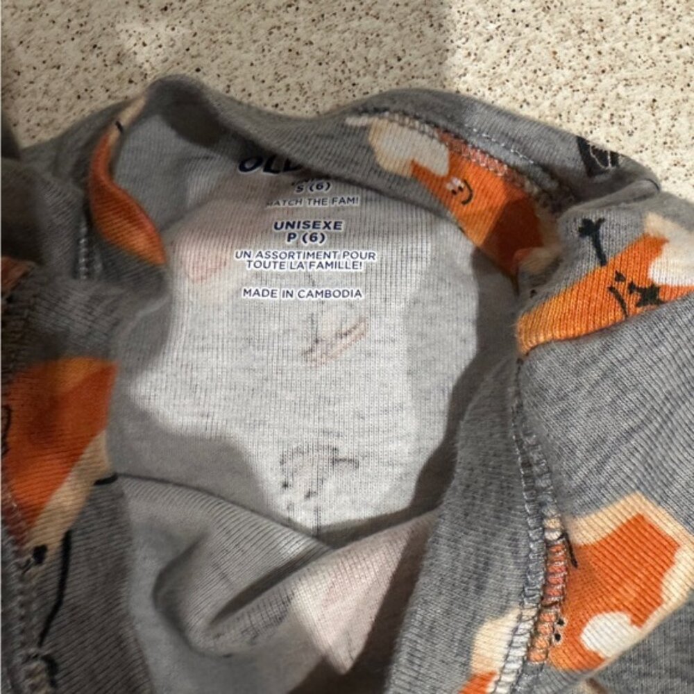 Fall Pumpkin Pie Pajama Set Thanksgiving Sleepwear Unisex Size Small (6) Cozy Lo - Picture 2 of 4